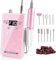 NEMEIR Fresa per Unghie Professionale 30000 RPM,Look unico e scintillante,fresa per unghie with Touch Button and LCD,con 11 Testine Iucidanti e 36 Nastri Abrasivi per Casa e Salone Manicure