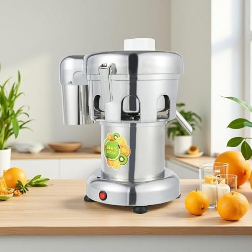 WEIMILOR Extracteurs de jus commerciaux, Presse-Agrumes centrifuges Robustes en Acier Inoxydable pour Fruits et légumes