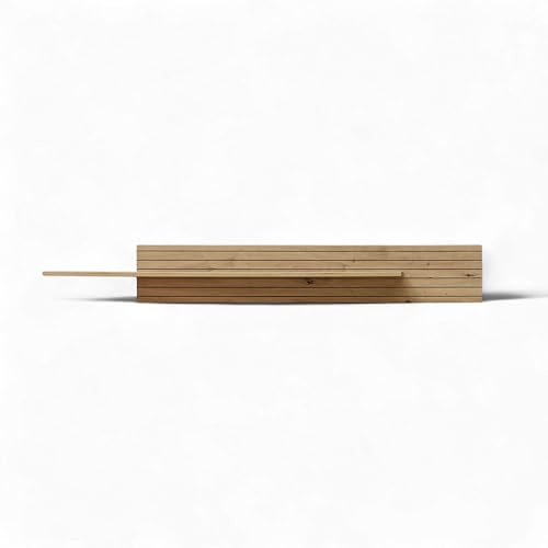 Stella Trading INA Wandboard in Artisan Eiche Optik FSC-Zertifiziert - Hochwertiges und vielseitig einsetzbares Wandregal - 160 x 22 x 22 cm (B/H/T)