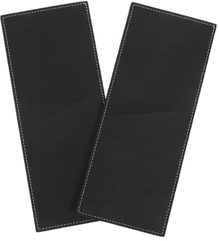 WEKADRIN Bestecktaschen Aus Kunstleder Mit Fächern 2 Stück Besteckorganizer Für Tischdekoration Und Festliche Anlässe