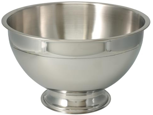 Elegant Champagne Cooler Stainless Steel Round 30 x 21 cm