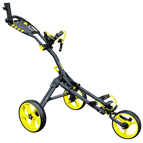iCart One Compact 3-Rad Push Trolley grau/gelb/grau/gelb