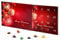 VALIOSA Merry Christmas Mode-Schmuck Adventskalender mit Halskette + 23 individuelle Anhänger aus Halb-Edelstein, Geschenkidee für Mädchen, 24-teilig (1 Set)
