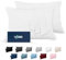 Dreamzie Fundas de Almohada (Juego de 2) - para Las Almohadas 50 x 70 cm, Blanco Alabastro, Microfibra (100% Poliéster) - Fundas de Cojines de Calidad con una Suavidad Incomparable