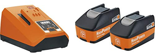Fein HighPower Akku Starter Set (2 Werkzeugakkus, Ersatzakku, Lithium-Ionen Akkus, Ladegerät, 18V, 5,2Ah) 92604318010