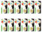Fresh & More Nachfüllflakons für Duftstecker (12er Pack) Weiße Rose - Plumeria & Erdbeere, 19ml