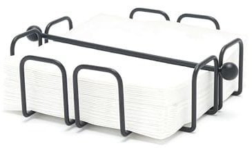 simplywire – Porte-serviette avec barre lestée – Noir