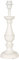 Clayre & Eef Lampenfuss Tischlampe Stehlampe Schreibtischlampe Ø 13 * 41 cm E27 weiß Holz 6LMP666