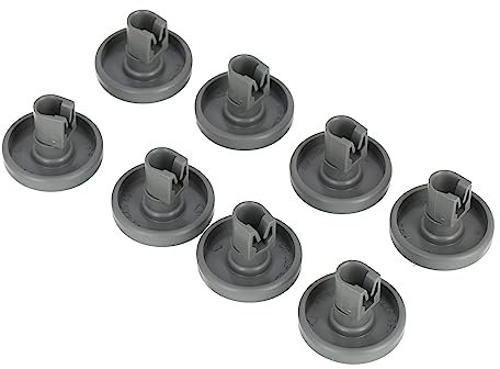 sparefixd 8 Pack Lower Wheels Basket Wheel Kit to Fit AEG Dishwasher