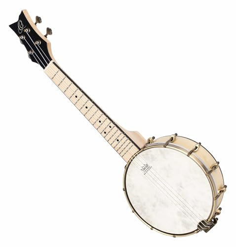Ortega Banjolele Series Banjolele 4 String Lefty – + Custodia (OUBJE90-MA-L)