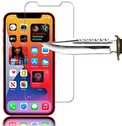 annaPrime® 1 Film Vitre Verre Trempé de Protection d'écran pour Apple iPhone 12 6.1 - Transparent