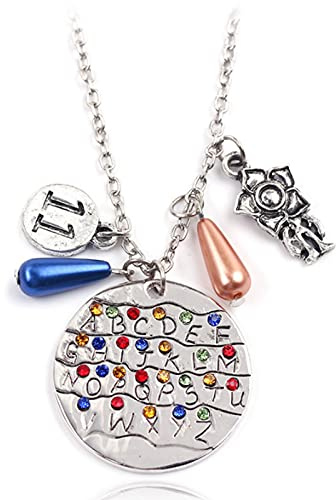 Alphabet Halskette Schlüsselanhänger Fans Frauen Halskette für Frauen | Frauen Mode Halskette, Erwachsene Cosplay Zubehör, Fan Merchandise