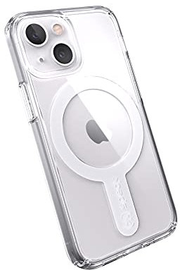Speck Products Gemshell Clear + MagSafe iPhone 13 mini/iPhone 12 mini Case, Clear/Clear