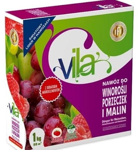 Stones Garden Vila Dünger für Himbeeren Weinreben und Johannisbeeren Früchte Obstdünger 1 kg