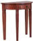 Woodkings® Konsolentisch Catana Massivholz braun, schmal, Vintage, Design rustikaler Beistelltisch halbrund Halbmond mit Schublade, Landhaus Stil Wohnmöbel Pinie Echtholz