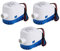 wrtgerht Mini-Pompe à Petite Puissance de Haute qualité Pompe à Eau de cale de Bateau Submersible Automatique 3X Automatique 12V Automatique avec Sortie d'interrupteur à Flotteur