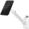 TIUIHU Solarpanel Wandhalterung und Vinyl-Seitenklammern Halterung für Ring, Arlo, Eufy, Wyze, Reolink Solarpanel (White)