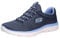 Skechers Summits Lite, Zapatillas Mujer, Navy Mesh Blue Trim, 41 EU