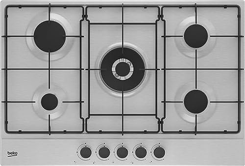 HIAW75223SXE - Piano cottura a gas, n° 5 fuochi, inox