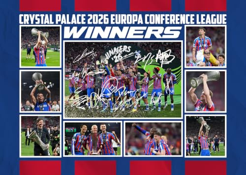 RJR PRINTS Phil Foden, Jack Grealish & Erling Haaland – signierter A4-Fotodruck mit vorgedrucktem Autogramm, Fußballgeschenk