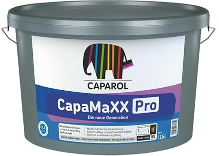 Caparol CapaMaXX PRO Innenfarbe LF matt weiß, 12,5 Liter