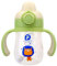 Qshare Toddler Sippy Cup,Weighted Straw Sippy Cup,Kid Cups with Lid and Straw,Leakproof Closed Buckles Kids Tumblers,Spill Proof Toddler Cups (Green)