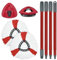 Accesorios para Fregonas Cabezas de Fregona de Repuesto, Recambios de Mopas para Vileda Turbo Juego de Cabezal de Microfibra, Base, Cepillo y Mangos de Repuesto para EasyWring Spin Mop