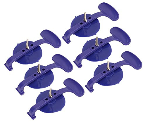 6 Stück Starke Saugnapf-Klemmen für die Windschutzscheiben-Reparatur von Autos, ABS-Material, Verstellbare Reichweite, Auto- oder Heimreparatur, Nicht Abfärbende