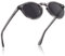 Carfia Gafas de sol para hombre, polarizadas, retro, redondas, marco de acetato, protección UV 400, gafas de moda para conducción y pesca, H15-marrón gris; lentes grises, medium