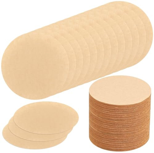 64mm Papel de Filtro de Café Redondo, 800 Piezas Filtro de Papel Espresso sin Blanquear, Replacement Coffee Filters, Filtros de Café de Repuesto Compatible con Aeropress Cafeteras Espresso