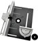 BESPORTBLE Placa De Inserción De Fresadora Aleación De Aluminio 3 Piezas Fácil Instalación Compatible Mini Mesa De Fresado
