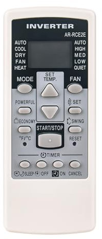 ALLIMITY Mando Aire Acondicionado Compatible con Fujitsu General AC ARRCF1U ASU9RL2 ASU12RL2 9332820003