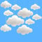 3D-Wolkendekorationen, hängende Wolken für Zimmer, Deckendekoration, Filz, weiße Wolken für Babyparty, Hochzeit, Party, Hintergrund, Kinderzimmer, Klassenzimmer, Dekor (10 weiße Wolken), 10 Stück