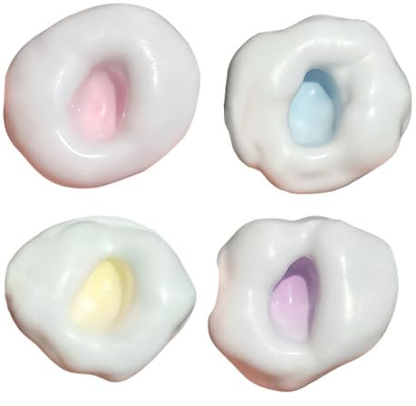 4 Stück Knautschball StressbäLle Squeeze Ball AntistressbäLle Knautschball Stressball Quetschball Trauben Stressball Wird Verwendet, Um Stress Abzubauen Und Muskeln Zu Entspannen