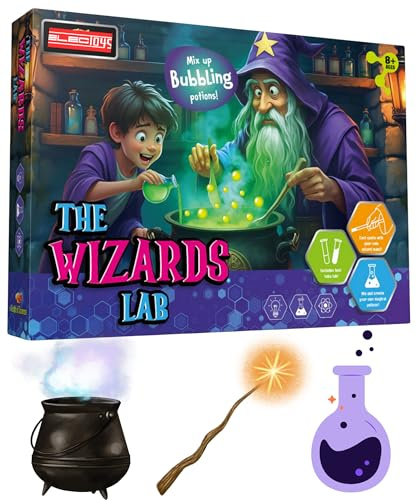 Wizard Science Experiment Kit for Kids Ultimate Wizard-Themed Potion Set Inspires Creative Learning Fun Educational STEM Activity Kit for Home or Classroom with Potions Experiments - Electoys