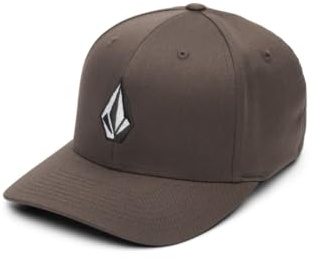 Volcom Cap Flexfit Full Stone Herren 6-Panel-Mütze, Größe S/M, Braun