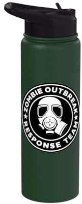 Zombie Outbreak Response Team Funny Zombie Apocalypse Stainless Steel Insulated Water Bottle