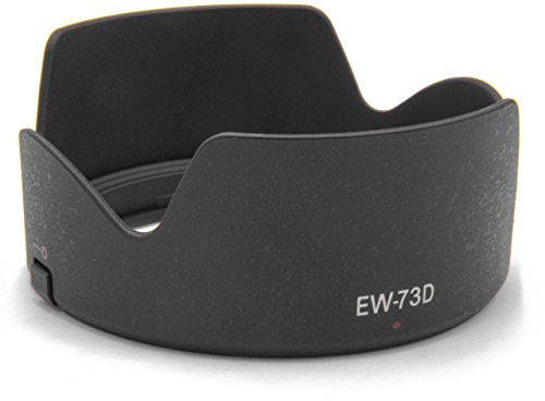 vhbw Gegenlichtblende Ersatz für Canon EW-73D für 67mm Objektiv Schwarz, Kunststoff, tulpenförmig, 9,1 cm