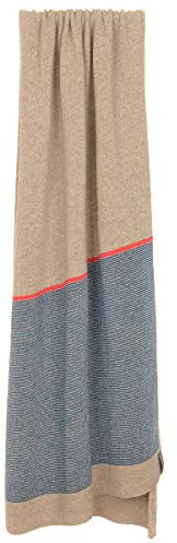 McKernan XXL Schal/Strickschal/Wollschal aus 100% Schurwolle Sway 60 x 230 cm (beige)