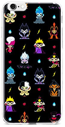 ERT GROUP Handyhülle für iPhone 6/6S Original und offiziell Lizenziertes Disney Muster Disney Villains 007 optimal an die Form des Handy angepasst, hülle aus TPU