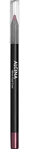 ALCINA Velvet Kajal Liner violett - violetter Kajal mit Glitzer-Finish - anspitzbar - wasserfest, wischfest - intensive, langanhaltende Farbe mit starker Deckkraft - zarte, präzise Linien - Lila