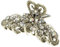 SiSfeL Fermagli per Capelli Donna Vintage Metallo, Hair Clamp Pinza Elegante con Strass, Mollettoni Antiscivolo Artiglio Clip per Donna/Ragazze, Oro, 7.8 cm