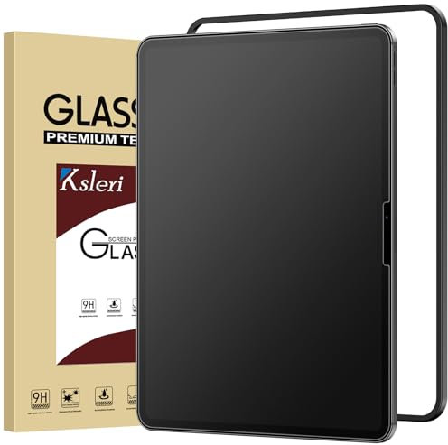 Ksleri Matt Panzer Schutz Glas für iPad Pro 11 M4 (2024) Schutzfolie, 1 Stück Matt Folie für iPad Pro 11 Zoll 2024, 9H Härte Schutzglas Displayschutz, Anti-Fingerabdruck, Blendschutz