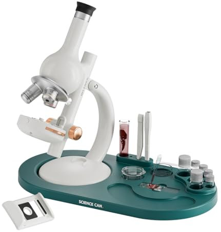 ScienceCan Mikroskop 1600 Labor Set (29-teilige Labor-Station mit Mikroskop und umfangreicher Laborausstattung) 1601162023de0001