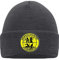 Personalisierte Feuerwehr Mütze mit Wunschname - Hochwertig Bedruckt und Individuell Gestaltet Mütze Beanie Mütze Grau 01