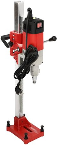 Carotteuse 2300 W - Profondeur de perçage maximale : 80 cm - Diamètre de perçage : environ 0-165 mm - 740 tr/min - Perceuse pour eau et sec