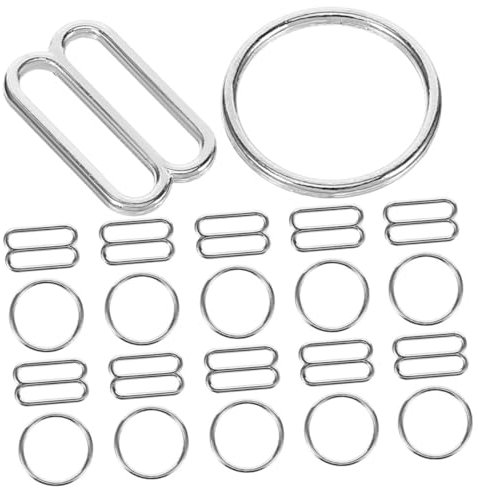 SAFIGLE Bra Belt Fasteners Bra Strap Adjusters Zinc Alloy Dress Strap Buckles Fasteners Lingerie Hooks