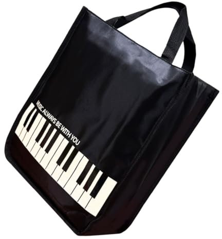 NUOBESTY Handbag Sheet Music Bag Piano Bag for Music Sheet Storage for Violin Ukulele Portable Storage Pouch