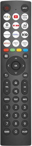 Sostituzione Telecomando Hisense Vidda UHD Smart 4K TV con 12 combinazioni di tasti, telecomando TV Hisense EN2J36H Nessun Requisiti