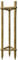 Timbermik Kit Complet Tuteur Arbre 200 cm ø 6 cm Tuteur Bois avec 3 Piquets 3 Sangles Noires 6 Demi Palissades Support Arbre Fixation Plantes Jardin